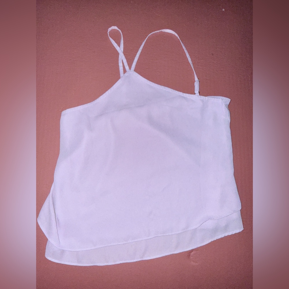 Superdown light purple Halter Top With Adjustable Straps size small